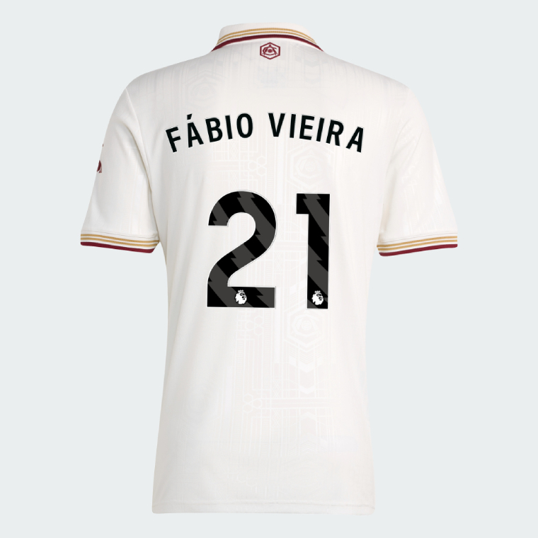 Arsenal Third FÁBIO VIEIRA 21 Jersey 25-26