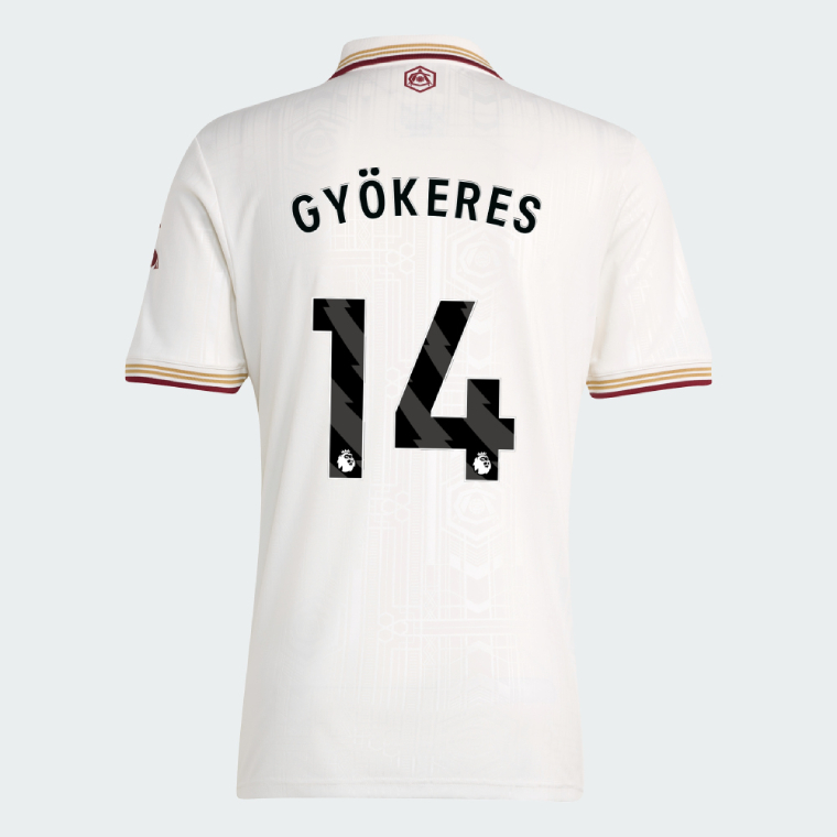 Arsenal Third GYÖKERES 14 Jersey 25-26