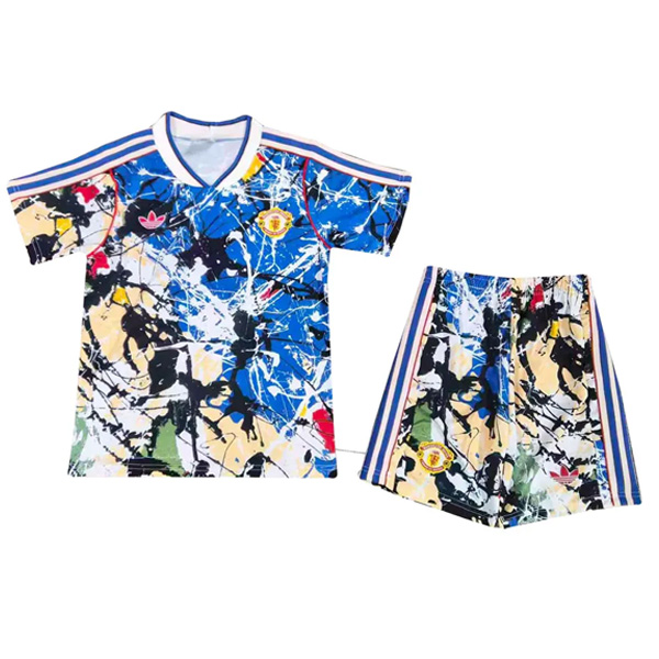 25/26 Manchester United Stone Roses Jersey Kids Kit