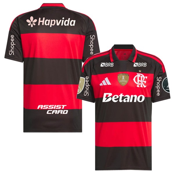 26/27 Flamengo Home Jersey Full Sponsor With Libertadores Patch