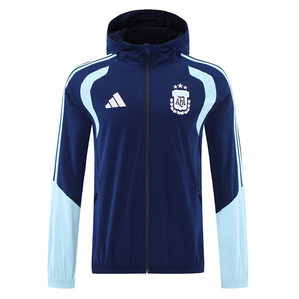 2026 Argentina Windbreaker Hoodie Jacket Navy