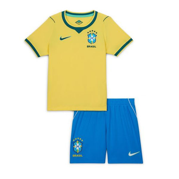 Brazil Home Jersey Kids Kit 2026