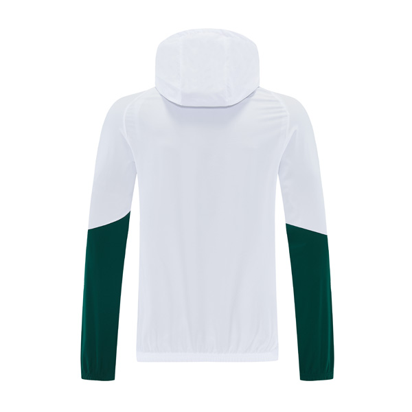 2026 Italy Windbreaker Hoodie Jacket White