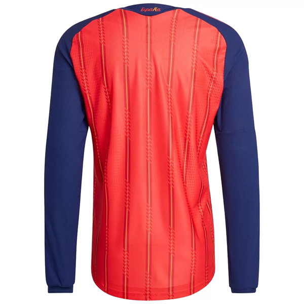 2026 Spain Home World Cup Jersey Long Sleeve (Player Version)