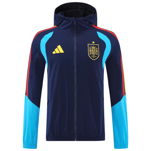 2026 Spain Windbreaker Hoodie Jacket Navy