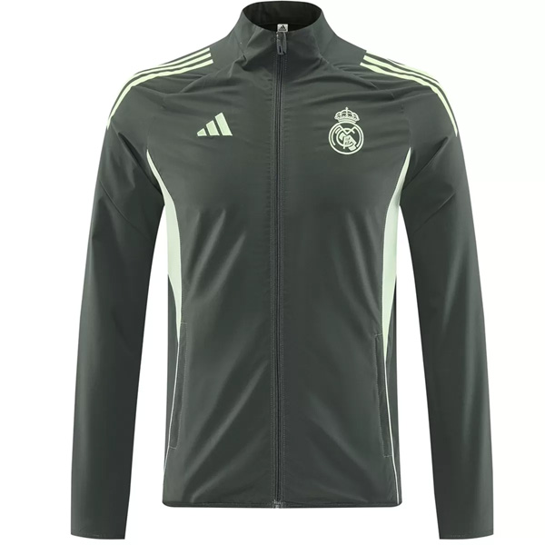 25-26 Real Madrid Windbreaker Jacket Army Green