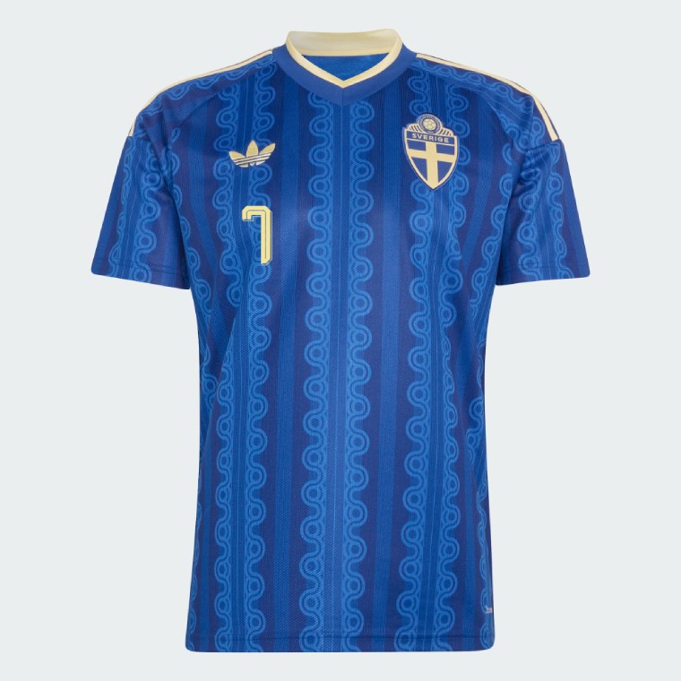 Sweden Away BERGVALL 7 Jersey 2026 Front