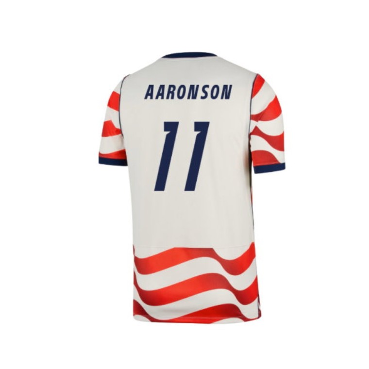 USA Home AARONSON 11 Jersey 2026