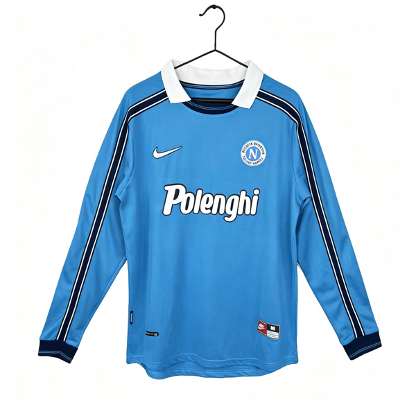 1998-1999 Napoli Home Long Sleeve Retro Jersey