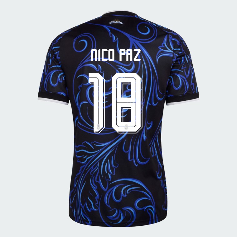 Argentina Away NICO PAZ 18 Jersey 2026