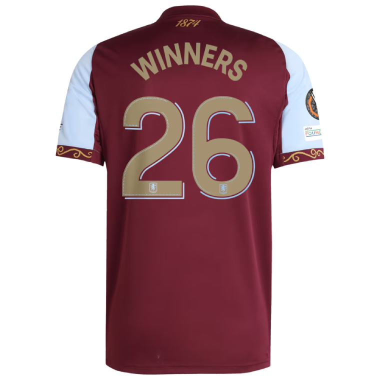 Aston Villa Europa League Final Winners Jersey 25-26