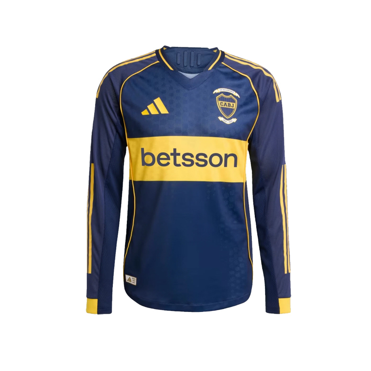 Boca Juniors Home Long Sleeve Jersey 25-26 (Player Version)