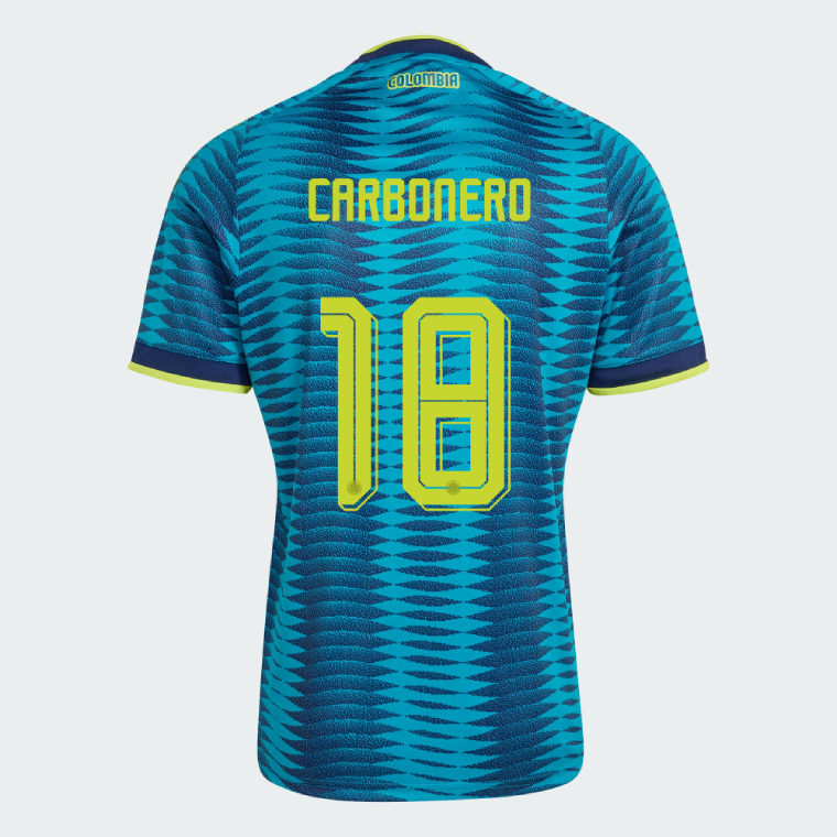 Colombia Away CARBONERO 18 Jersey 2026