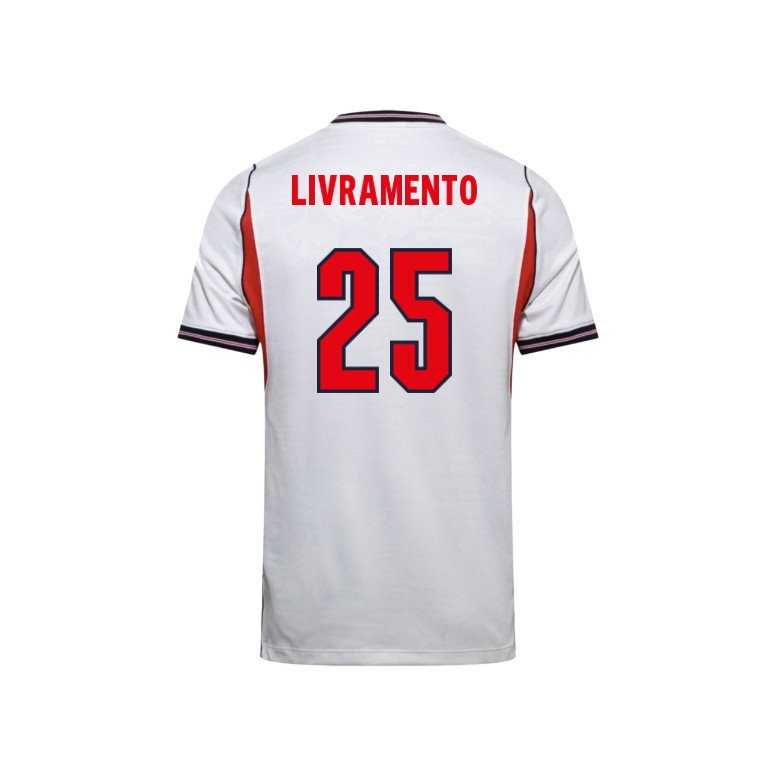 England Home LIVRAMENTO 25 Jersey 2026
