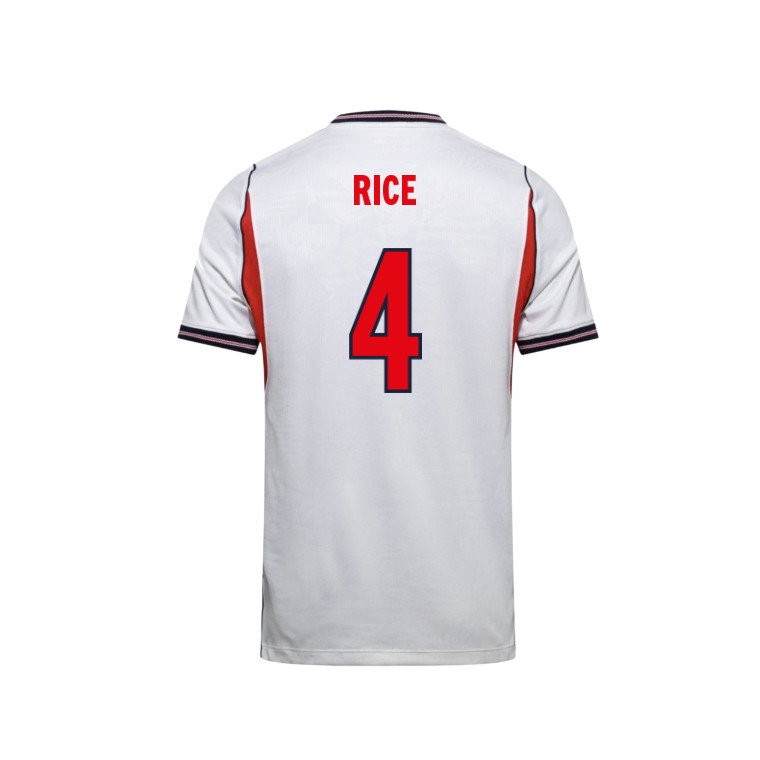 England Home RICE 4 Jersey 2026