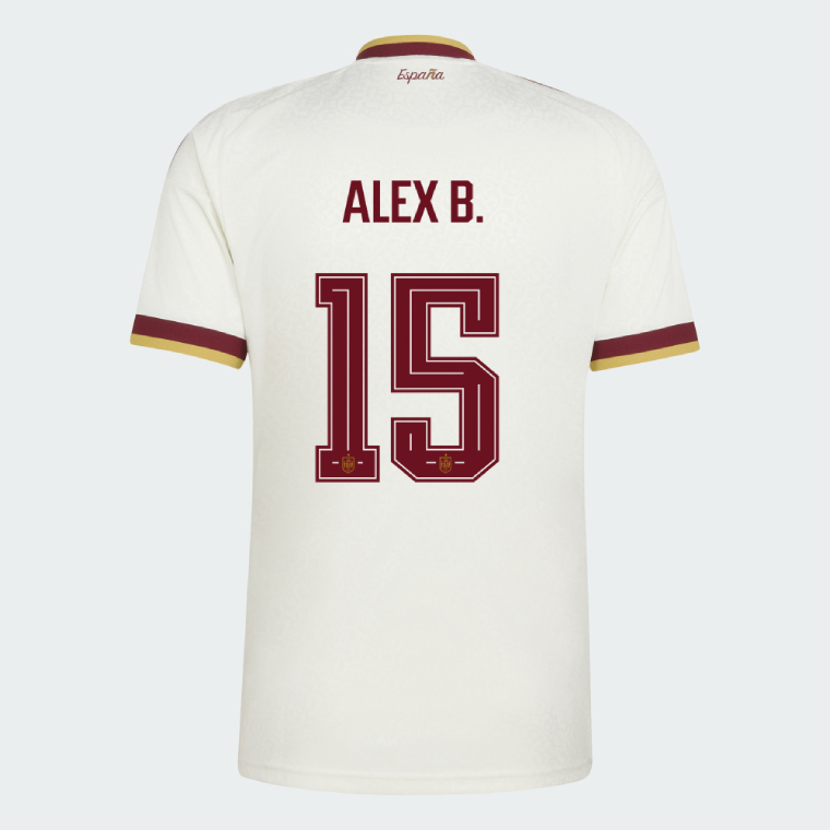 Spain Away ALEX B. 15 Jersey 2026