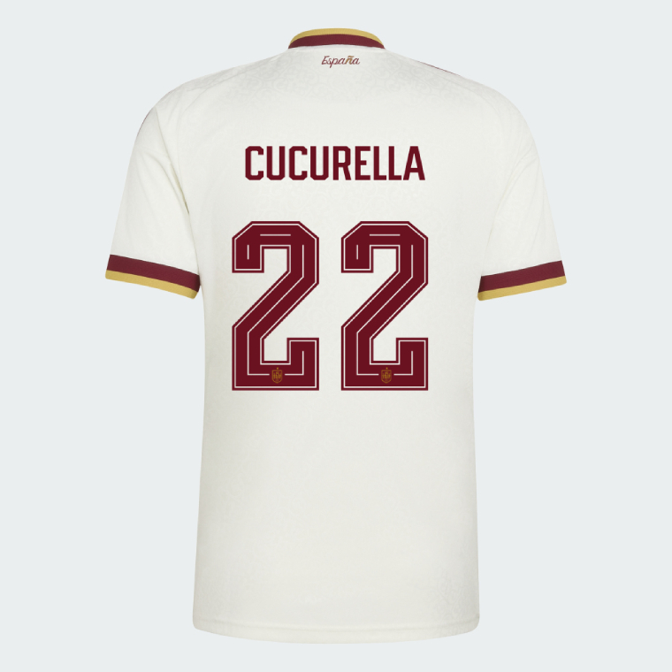Spain Away CUCURELLA 22 Jersey 2026