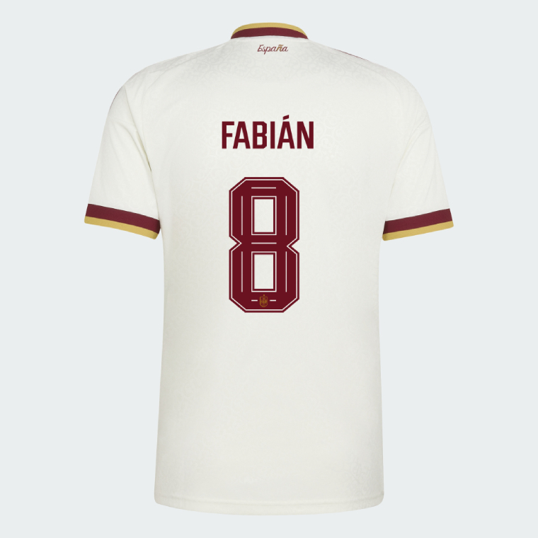Spain Away FABIÁN 8 Jersey 2026