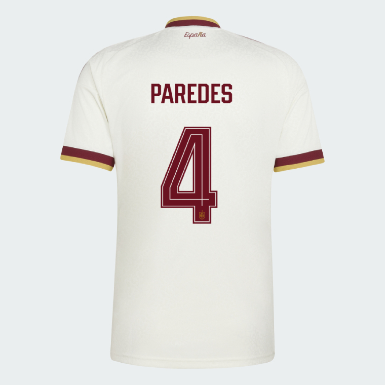 Spain Away PAREDES 4 Jersey 2026