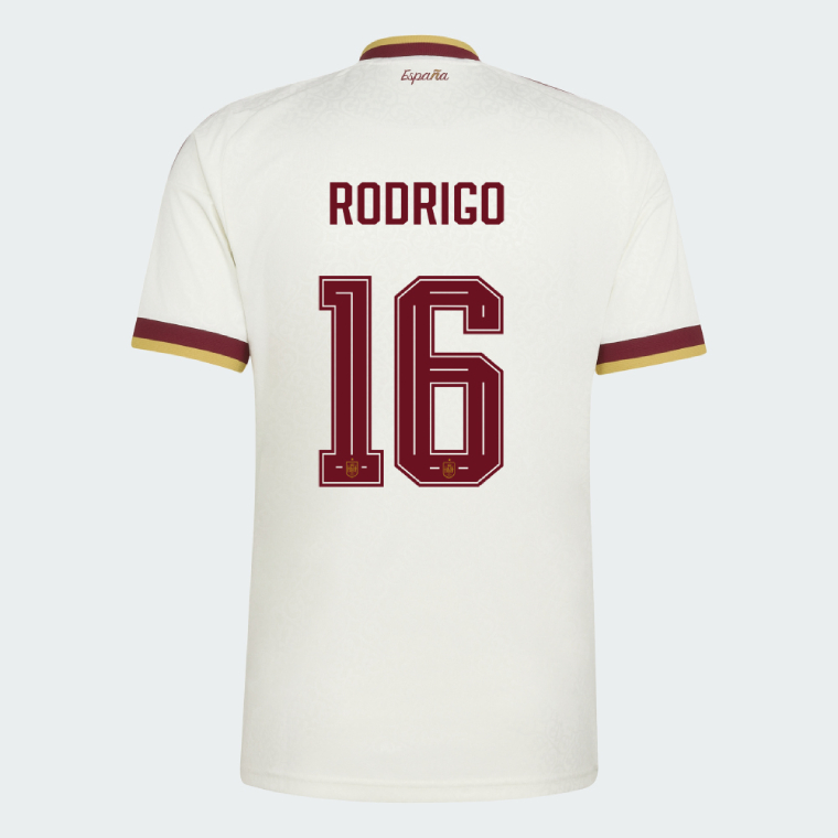 Spain Away RODRIGO 16 Jersey 2026