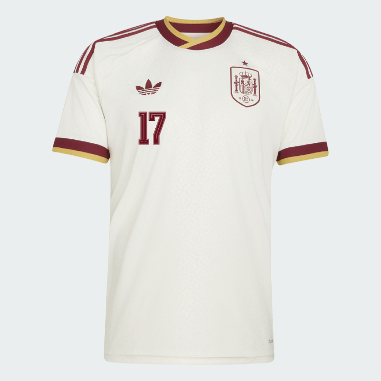 Spain Away WILLIAMS JR. 17 Jersey 2026