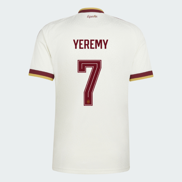 Spain Away YEREMY 7 Jersey 2026
