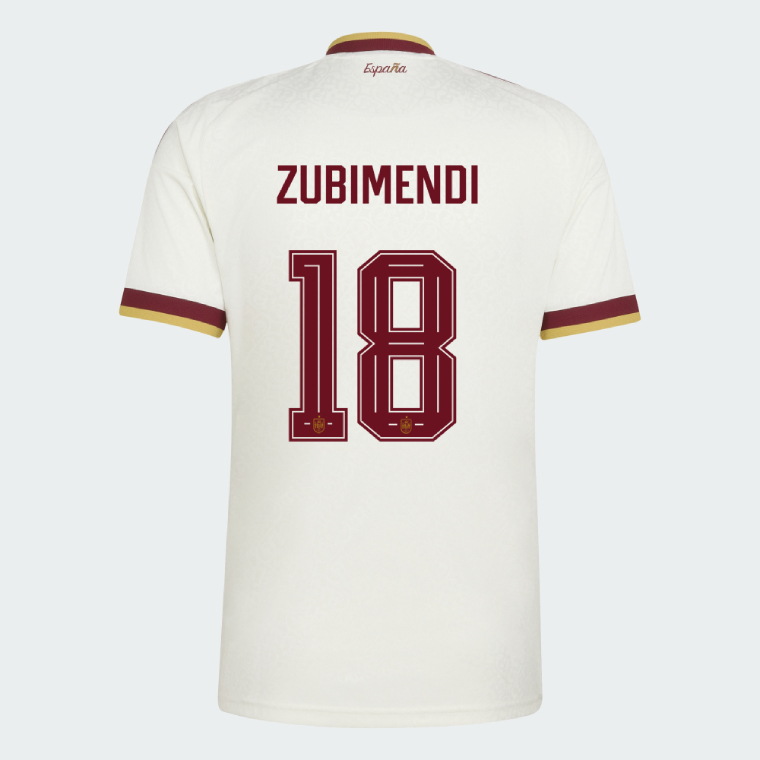 Spain Away ZUBIMENDI 18 Jersey 2026